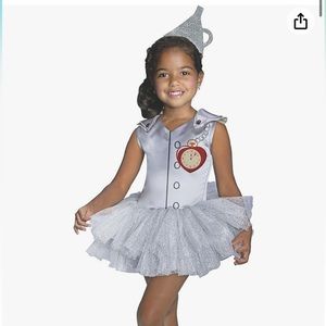 Toddler girls tin man costume (Tinman from wizard of oz)